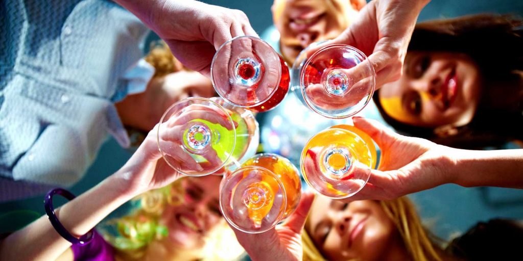 friends at a party protected by special event insurance