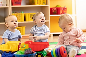 children at a daycare center that is covered by an insurance policy