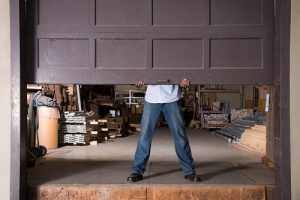 man who has garage liability insurance to reduce risk
