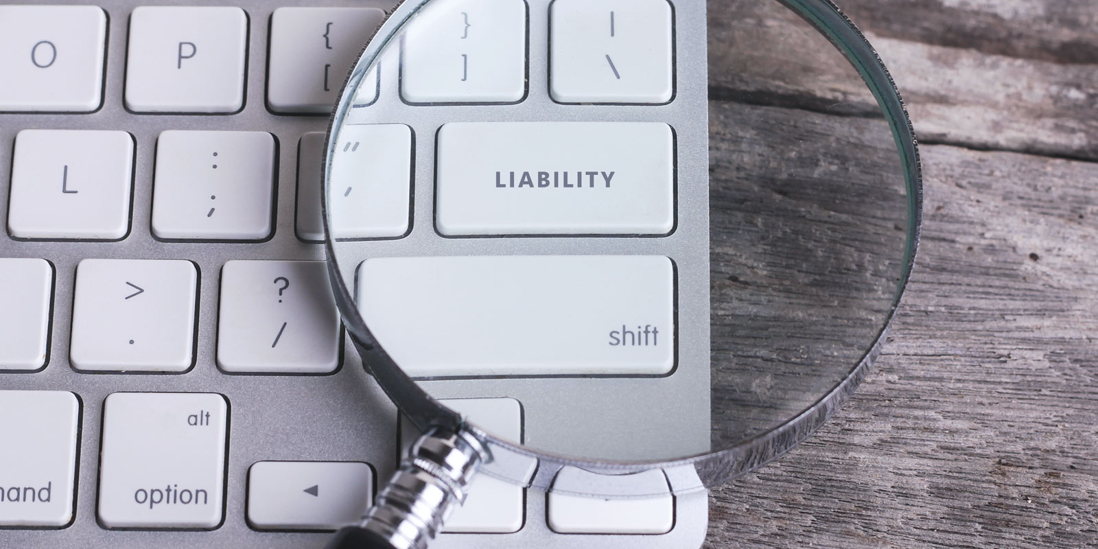 Liability key on keyboard