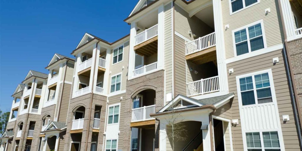 Outside of a rental property