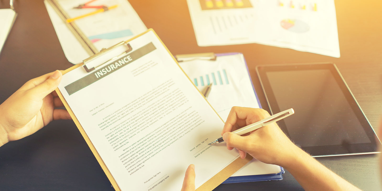 a document to file for Commercial Flood Insurance