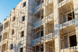house building under construction