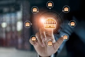 man touching insurance for franchise business