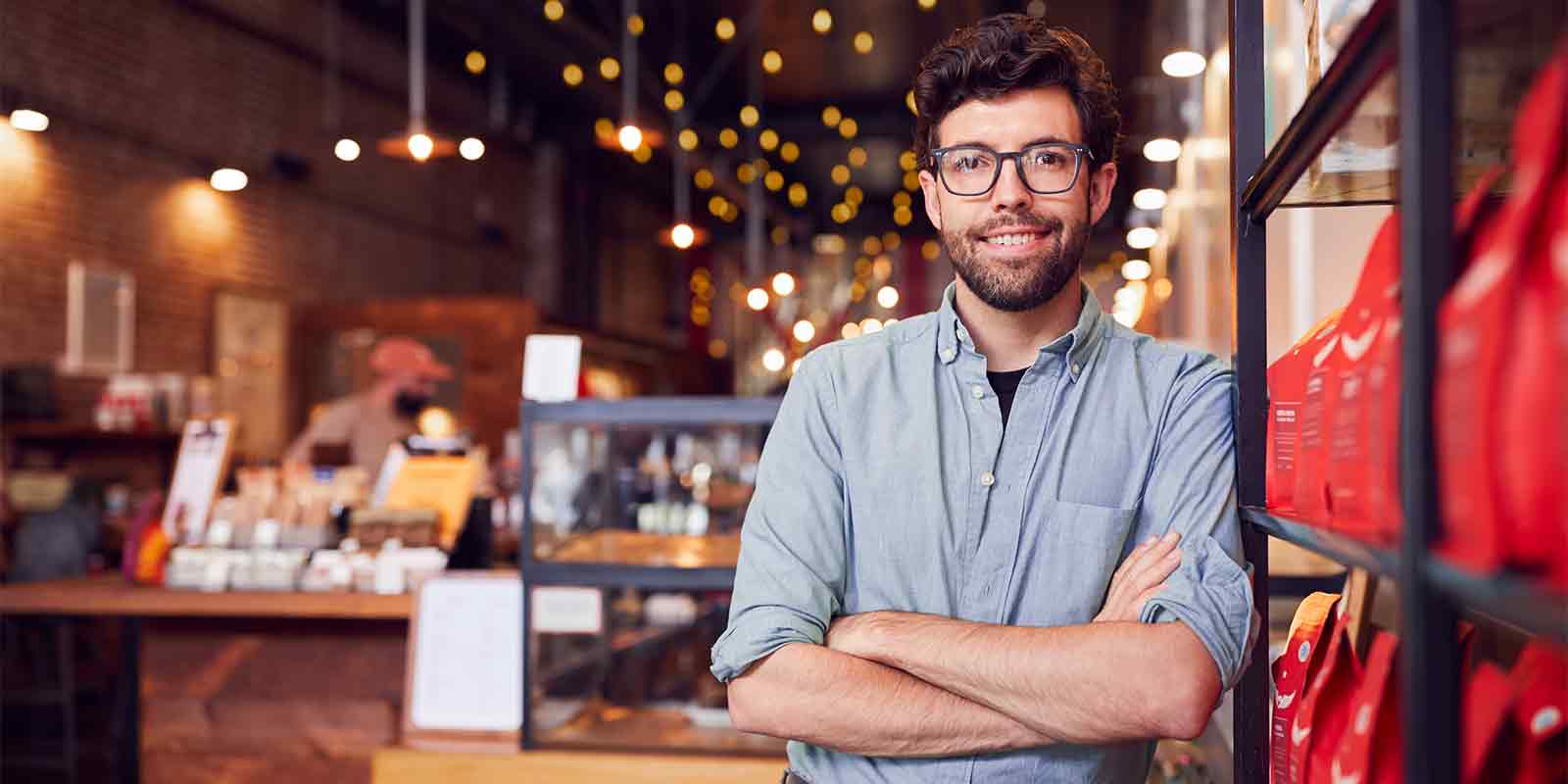 man learning about insurance for franchises