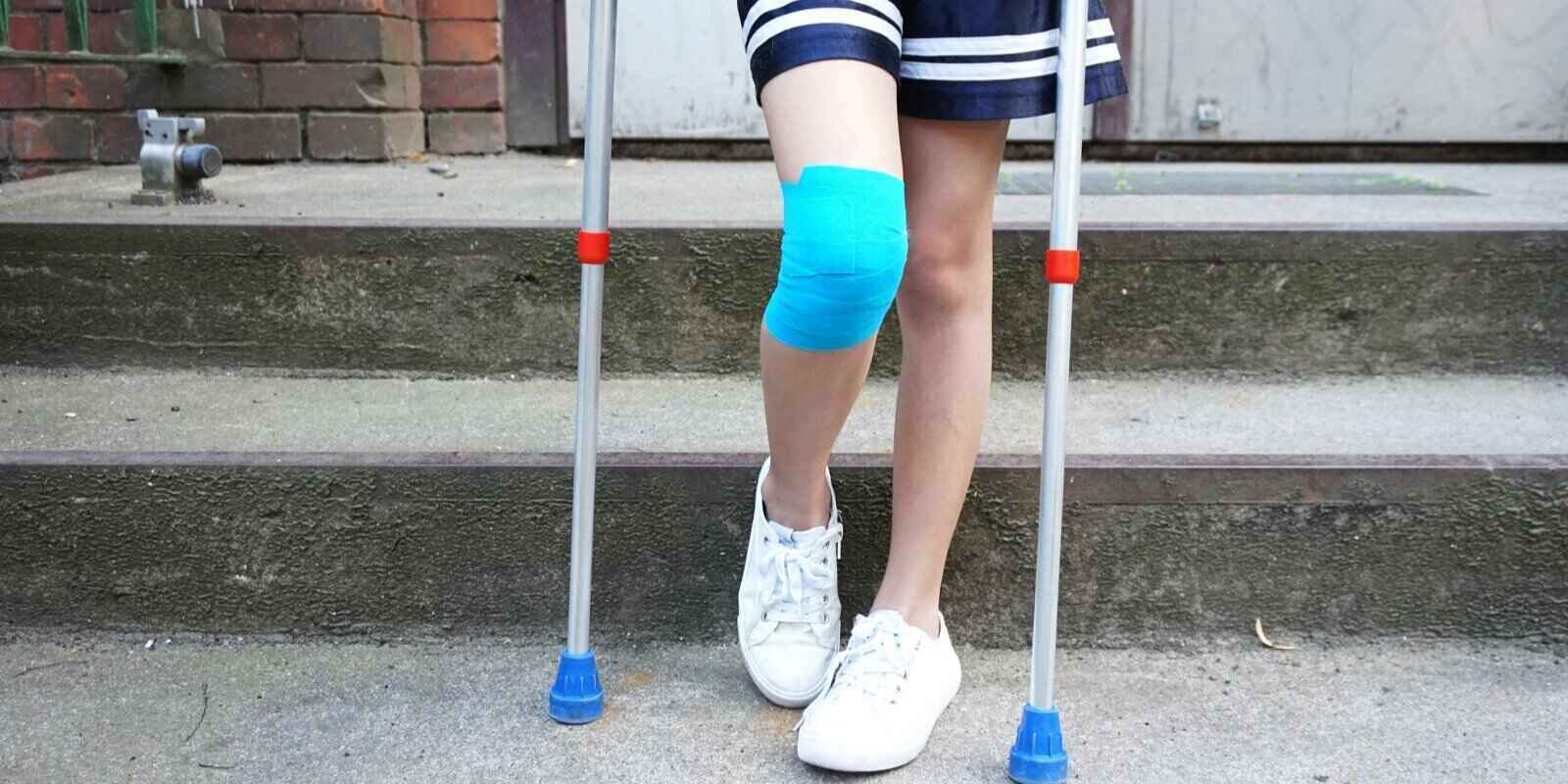 school girl fractured during an event