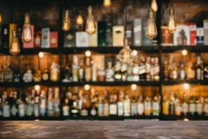 lights and restaurant bar