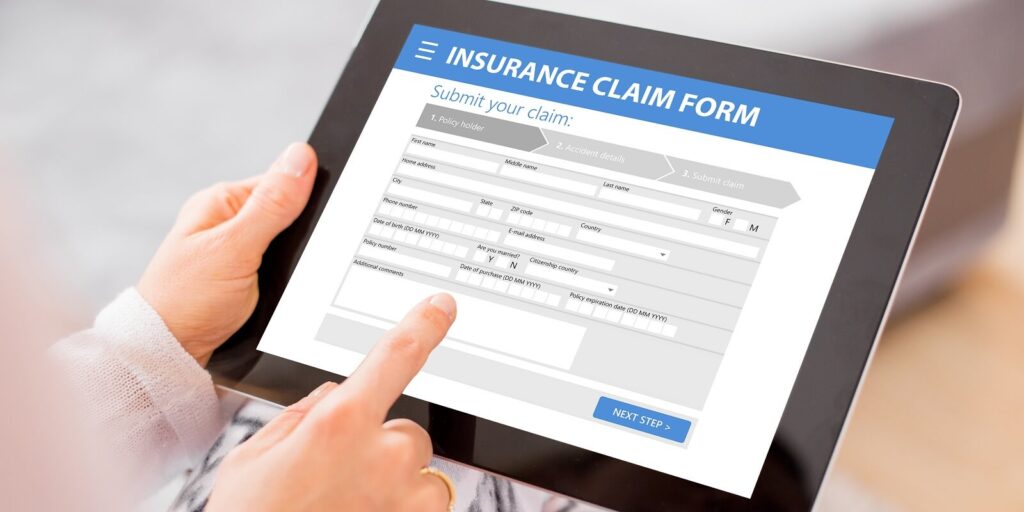insurance claim form