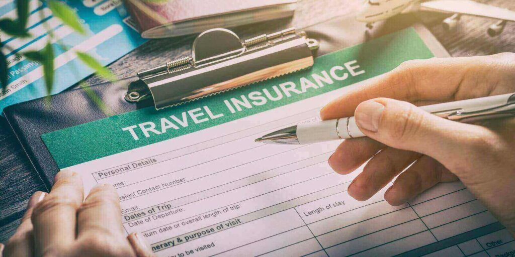 travel insurance safe background