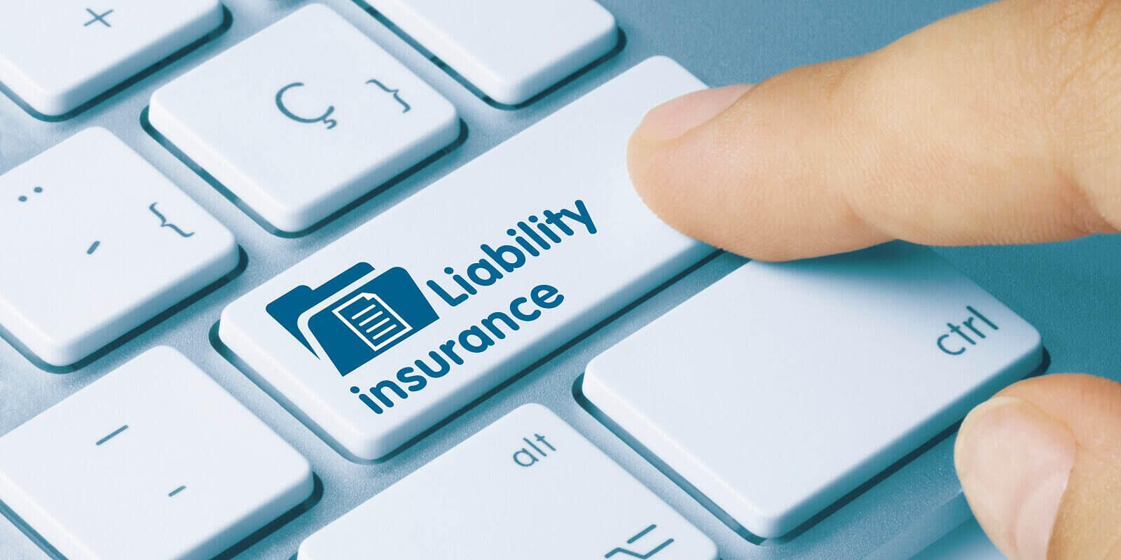 liability insurance button on keyboard