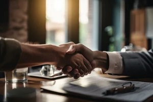 tenant and landlord signing agreement