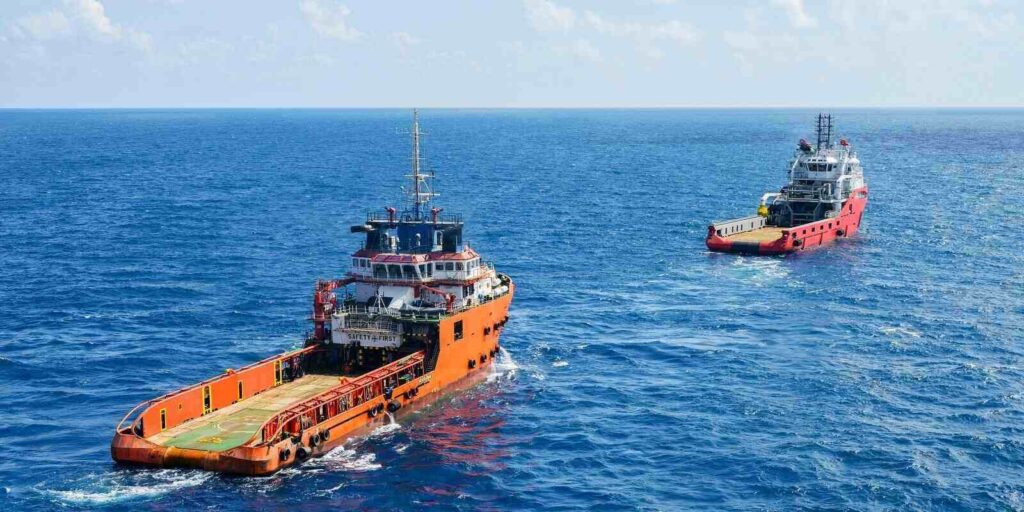 sea tow in the high sea