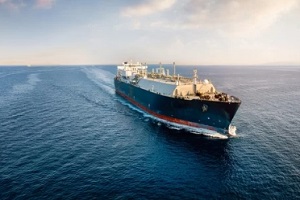 big boat in the ocean