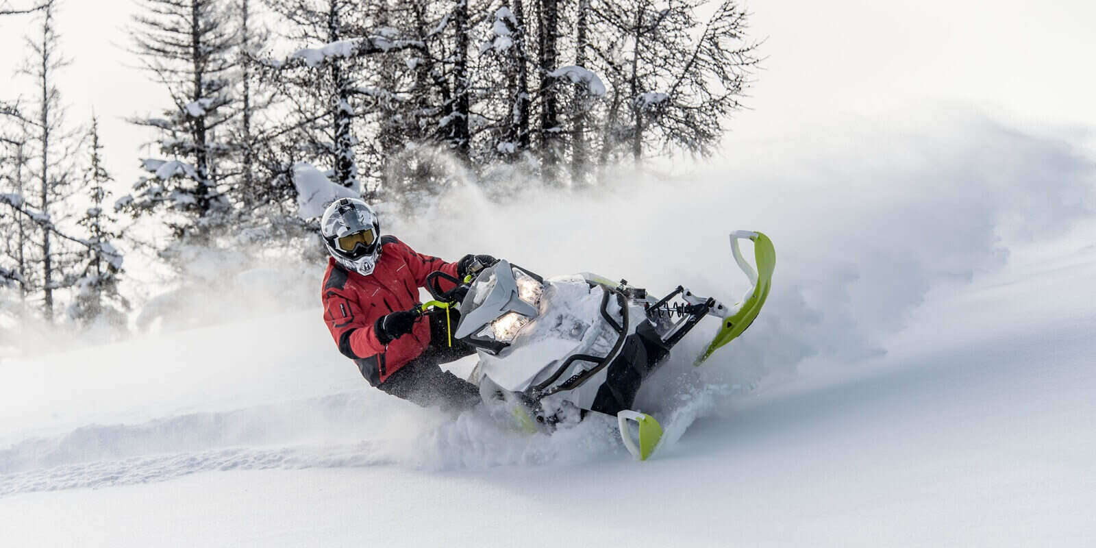 active recreation on snowmobiles