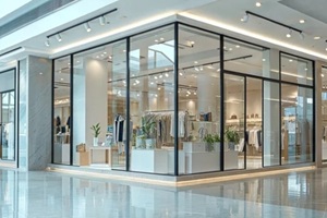 newly built retail store