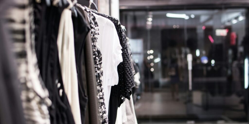 a clothing retail store
