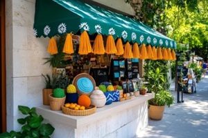 a pop-up store near home