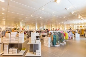 a well decorated retail store