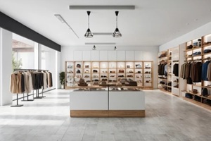 modern luxury retail store