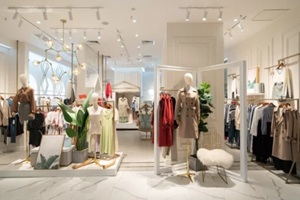 women's fashion store in the shopping center