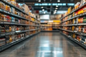 a big retail grocery store