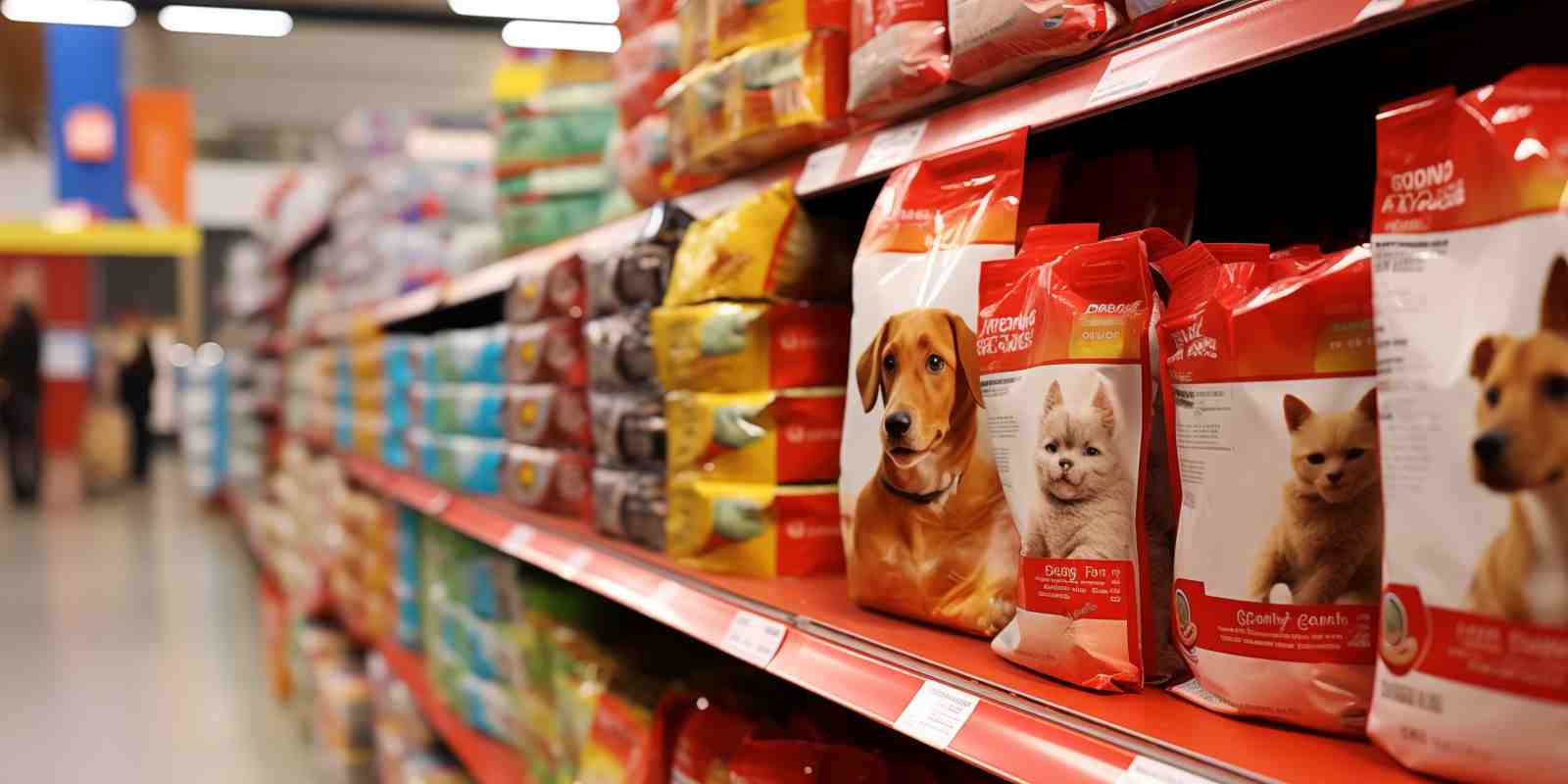 Pet Products for Sale in A Pet Store