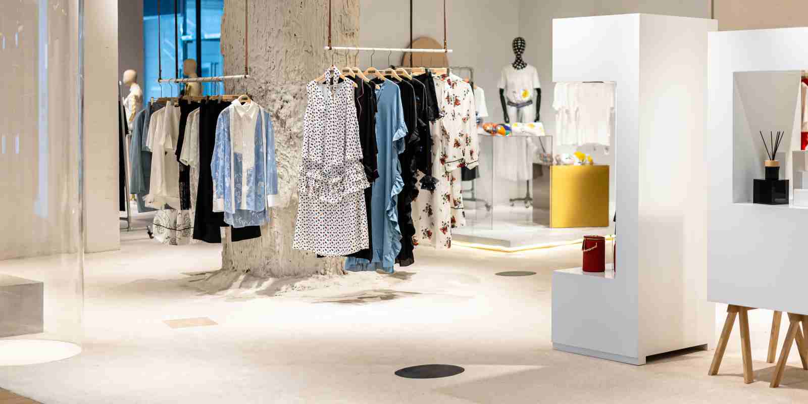 Inside View of A Retail Clothing Store