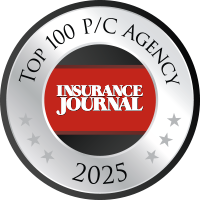 Top 100 P/C Agency badge 2025