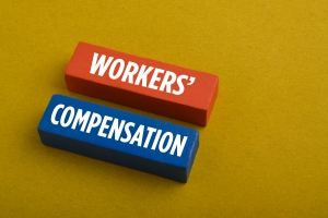 Workers Compensation Concept Through Wooden Blocks